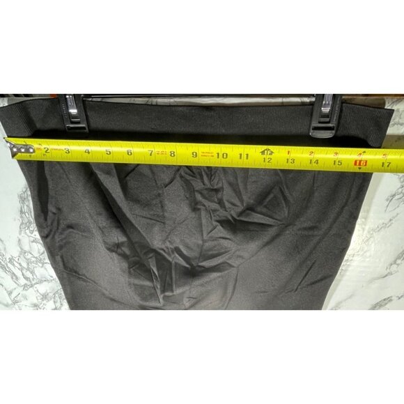 Time And Tru XL (16-18) Maternity Leggings Black Nylon/Spandex Seamless Support - Picture 4 of 7